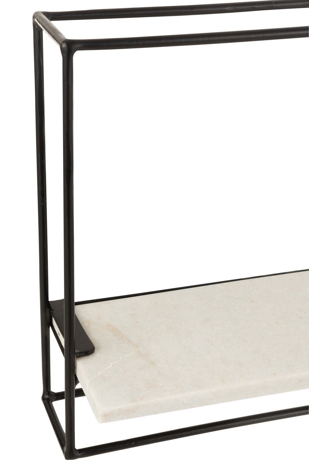 Étagère murale design PEVA métal noir 1 étagère largeur 35 cm